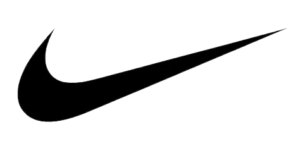 black nike logo